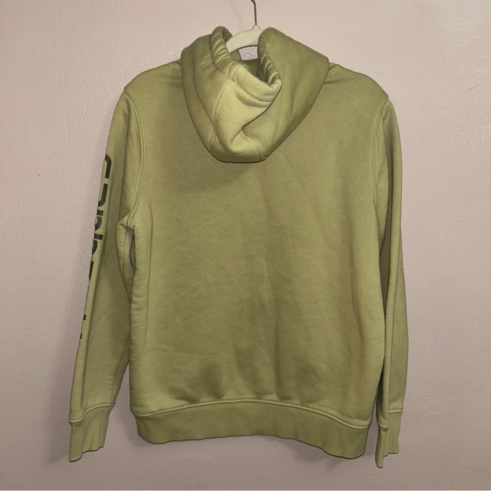 Carhartt Women's Pale light greensPullover Hoodie with Logo - Picture 2 of 3